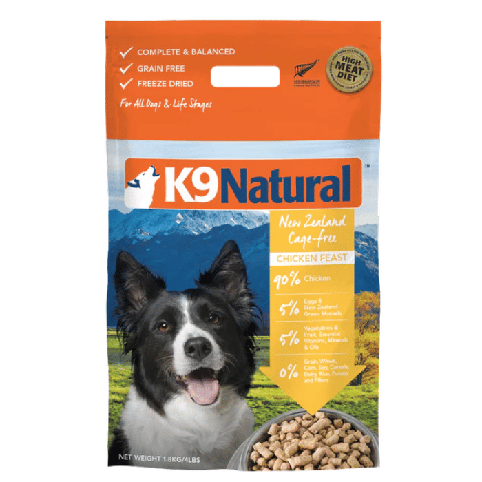 K9 natural nourriture 1.8kg Nourriture pour chiens K9 Natural Freeze-Dried Poulet