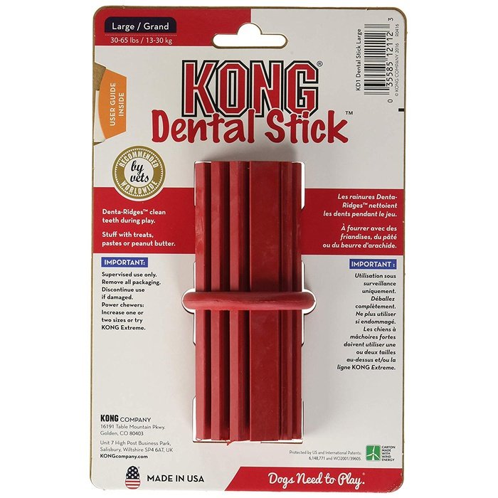 kong Jouet Bâton Dentaire Pour Chien Kong Dental Stick