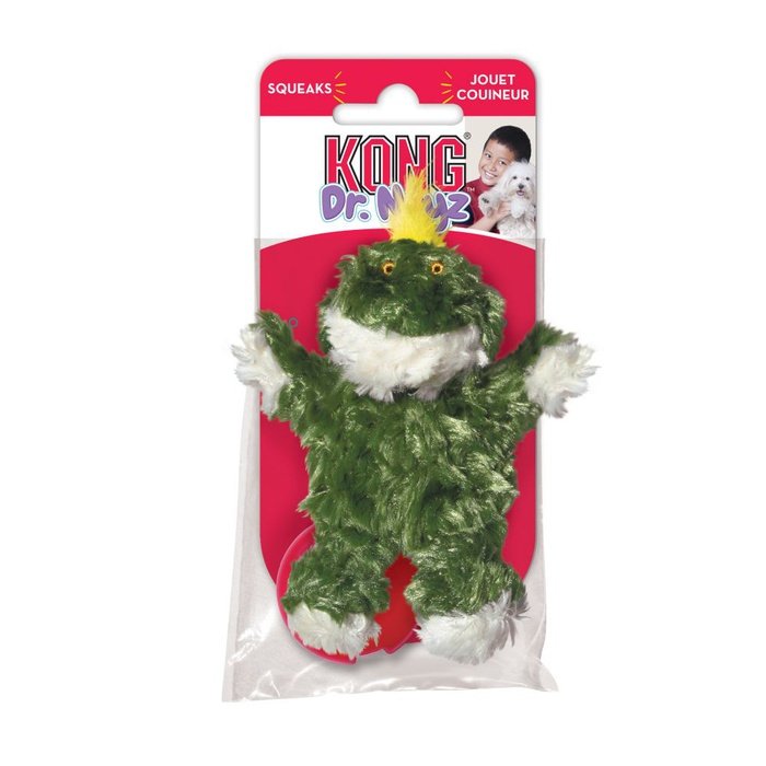 kong Jouet Dr. Noyz Frog jouet pour petit chiens XS