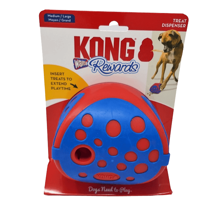 kong jouet interactif Balle distributrice de gâteries Kong Wally Rewards