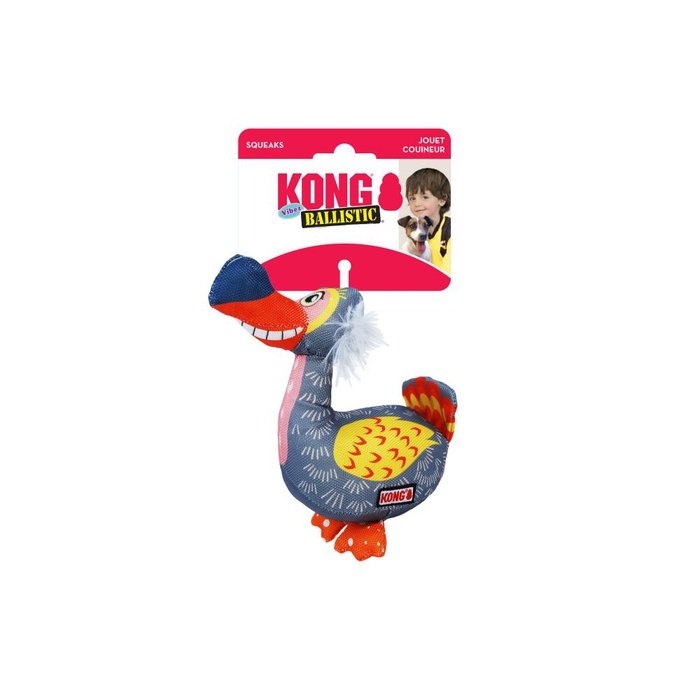kong jouets pour chien Jouet Kong Ballistic Vibez Birds - Assortis