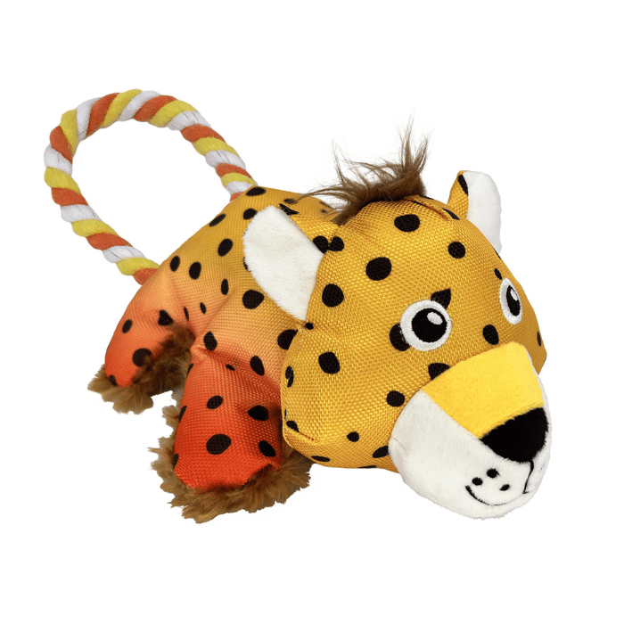 kong peluche Peluche Kong cozie tuggz - Cheetah