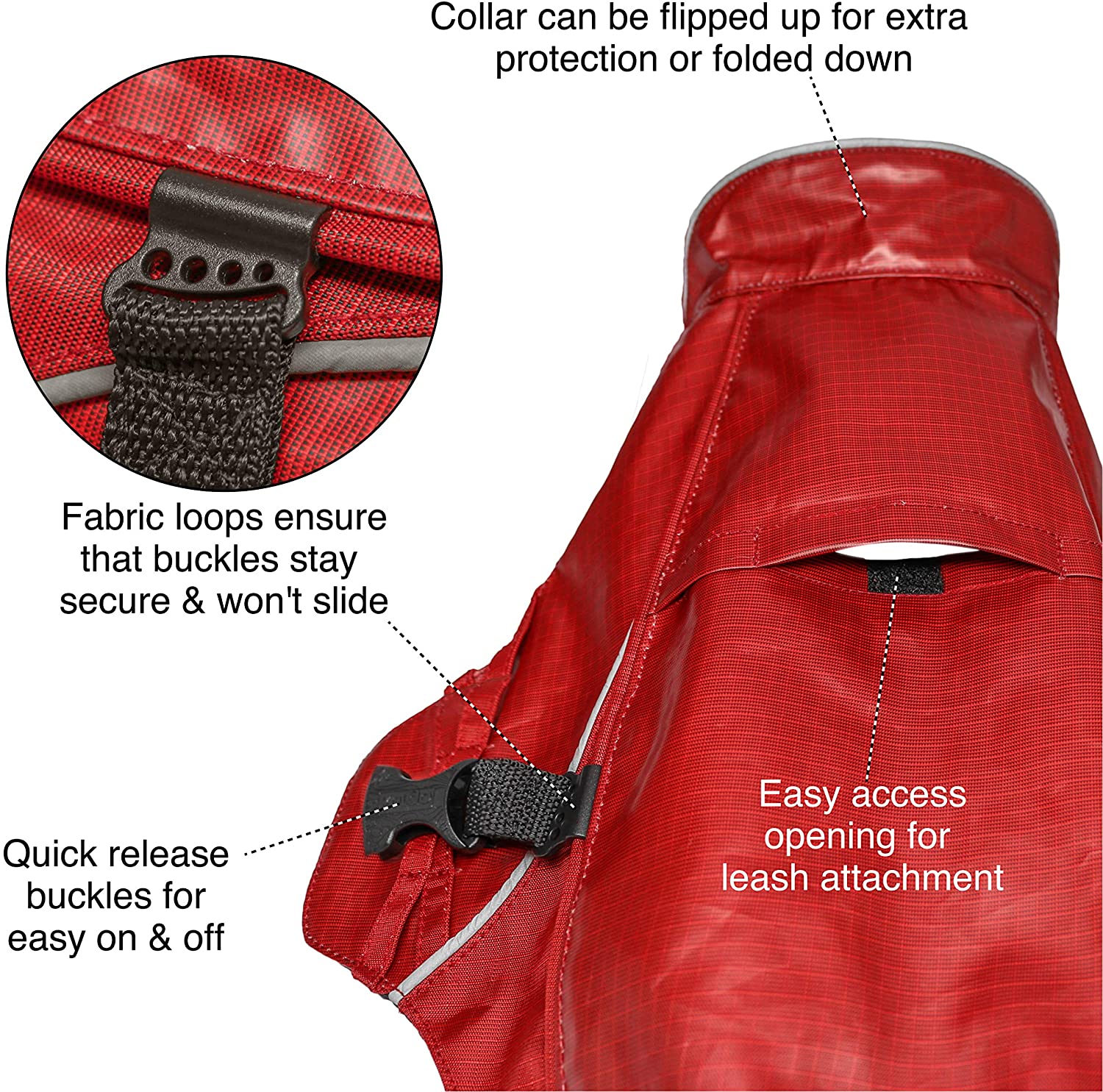 Kurgo manteau Veste de pluie Portsmouth Foul