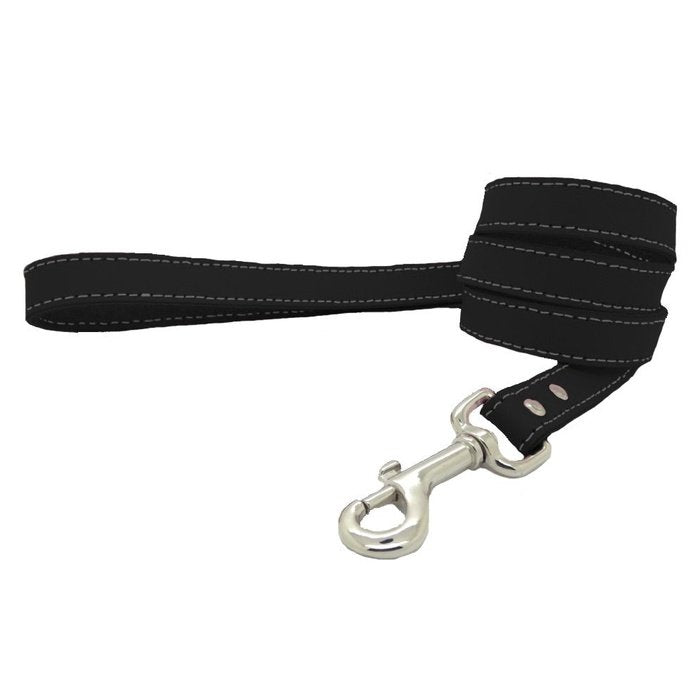 Lacet Arizona Laisse Laisse en cuir pour chiens - Arizona Latigo noir
