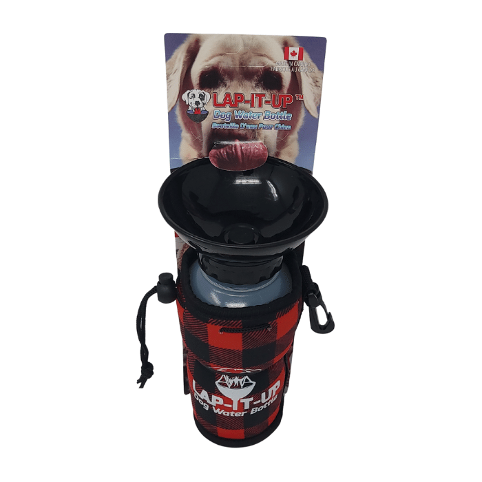Lap-It-Up bouteille Bouteille d&#39;eau pour chien Lap-It-Up rouge et noir