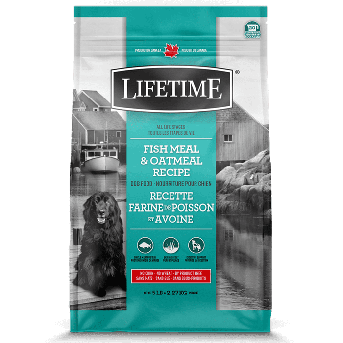 Lifetime nourriture Nourriture pour chiens Lifetime Poisson & Avoine