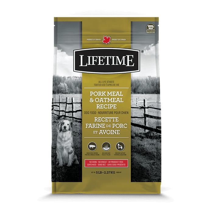 Lifetime nourriture Nourriture pour chiens Lifetime Porc & Avoine