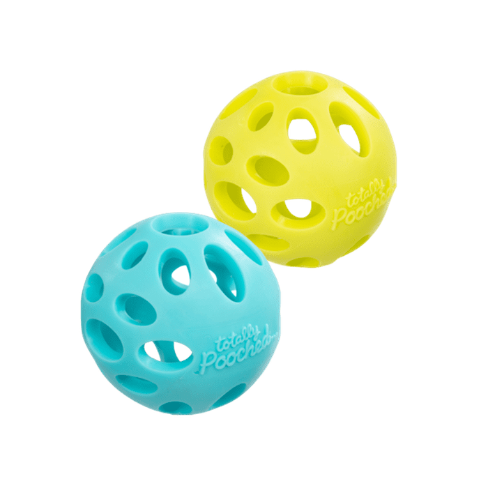 Messy Mutts jouets pour chien Balle Huff&#39;n Puff de Totally Pooched, 2,5&quot;