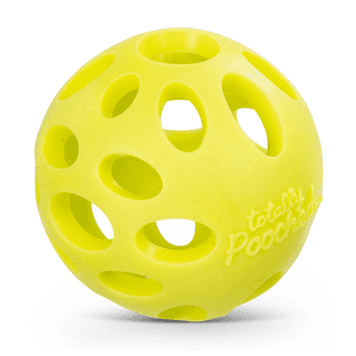 Messy Mutts jouets pour chien Vert Balle Huff&#39;n Puff de Totally Pooched, 2,5&quot;