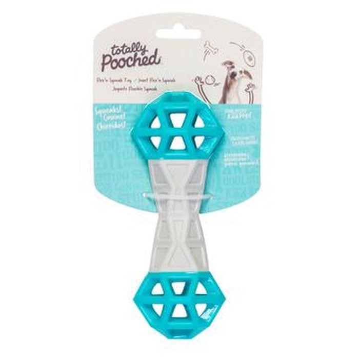 Messy Mutts jouets pour chien Jouet interactif Flex n' Squeak 7''