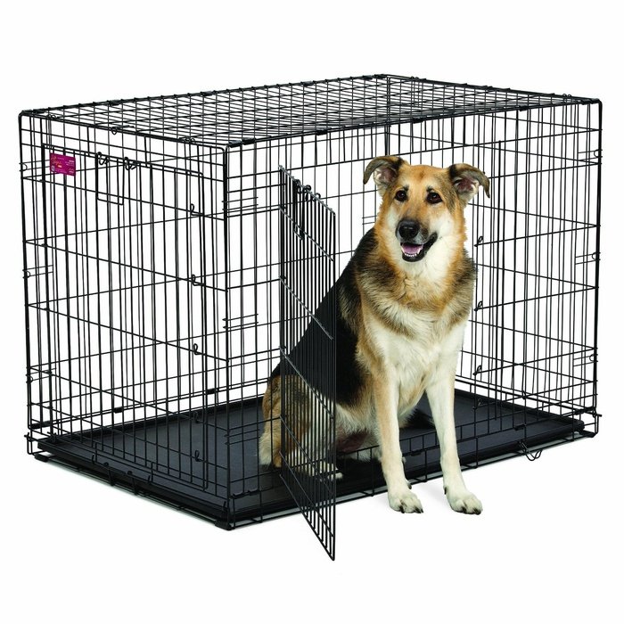 cage pour gros chien, deux portes