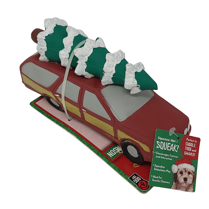 Multipet jouets pour chien Station Wagon avec arbre de Noel