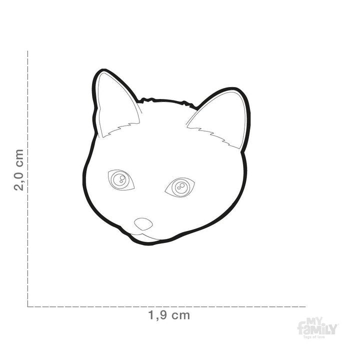MyFamily medaille Médaille pour chats - Friends Europèen
