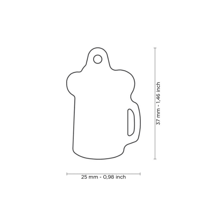 MyFamily medaille Médaille pour chiens - Bière