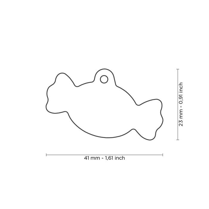 MyFamily medaille Médaille pour chiens - Bonbon