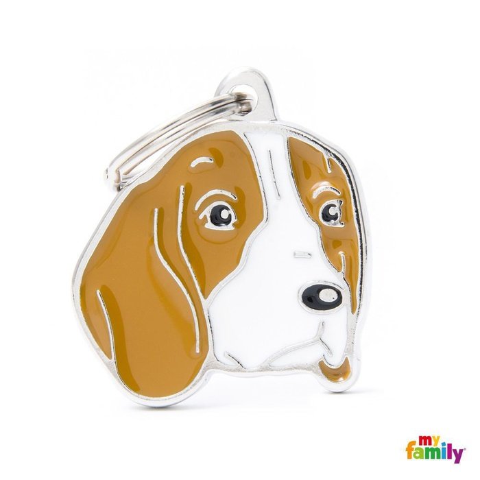 MyFamily medaille Médaille pour chiens - Friends Beagle