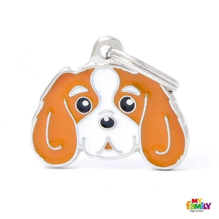 MyFamily medaille Médaille pour chiens - Friends Cavalier King Blenheim