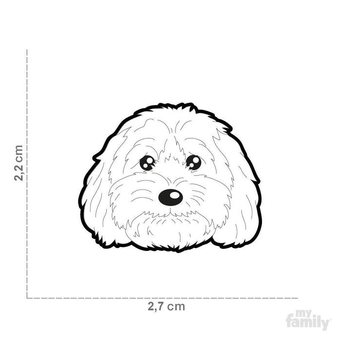 MyFamily medaille Médaille pour chiens - Friends Cockapoo