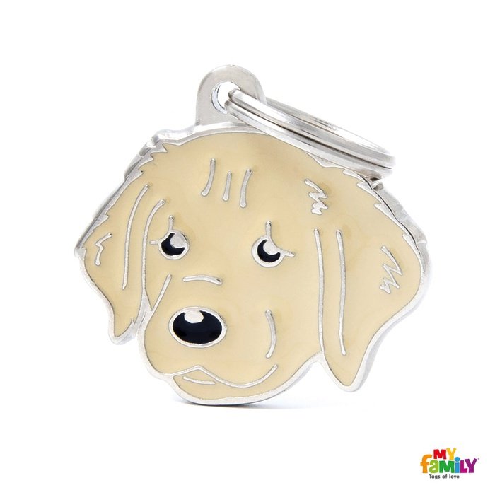 MyFamily medaille Médaille pour chiens - Friends Golden Retriever