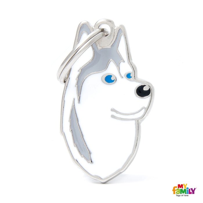 MyFamily medaille Médaille pour chiens - Friends Husky Sibérien