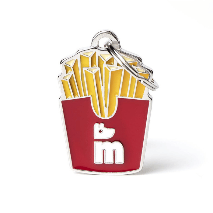 MyFamily medaille Médaille pour chiens - Frittes