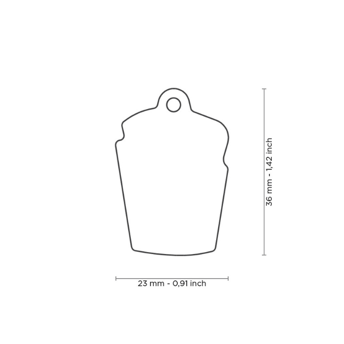 MyFamily medaille Médaille pour chiens - Frittes