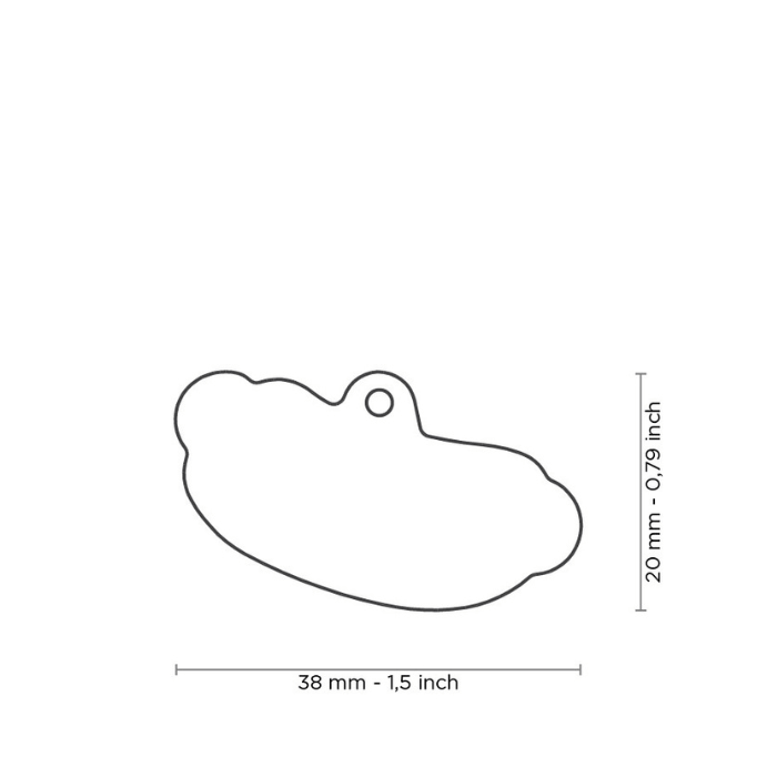 MyFamily medaille Médaille pour chiens - Hot Dog