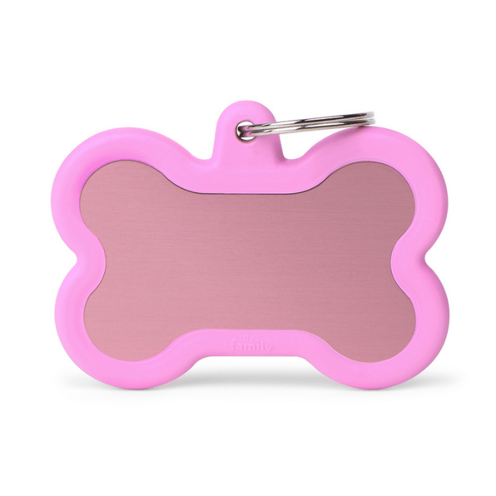 MyFamily medaille Pink Médaille pour chiens - Hushtag XL