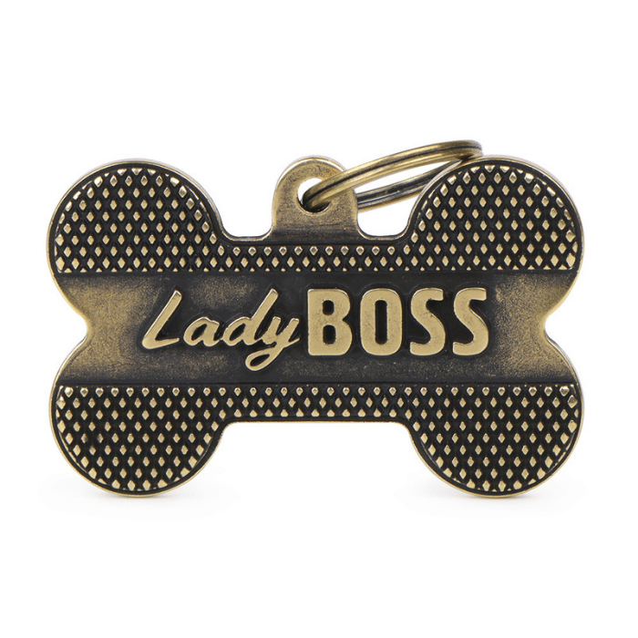 MyFamily medaille Médaille pour chiens - Lady Boss