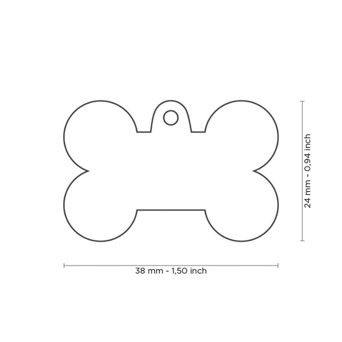 MyFamily medaille Médaille pour chiens - Lady Boss