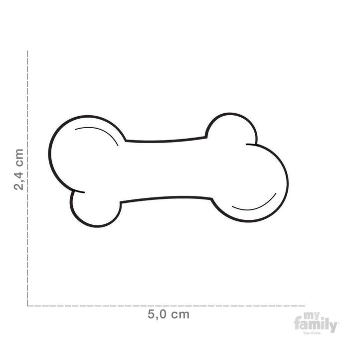 MyFamily medaille Médaille pour chiens - Shine OS XL glitter