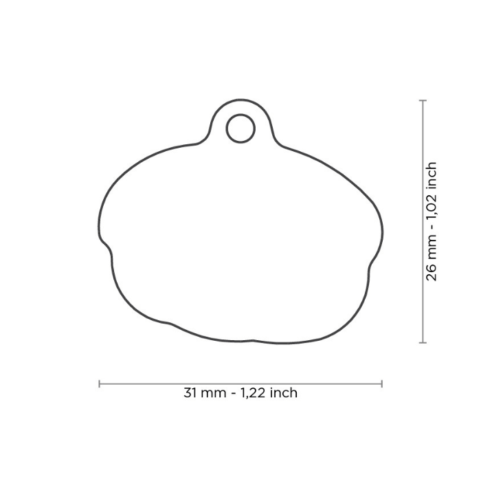 MyFamily medaille Médaille pour chiens - Sushi