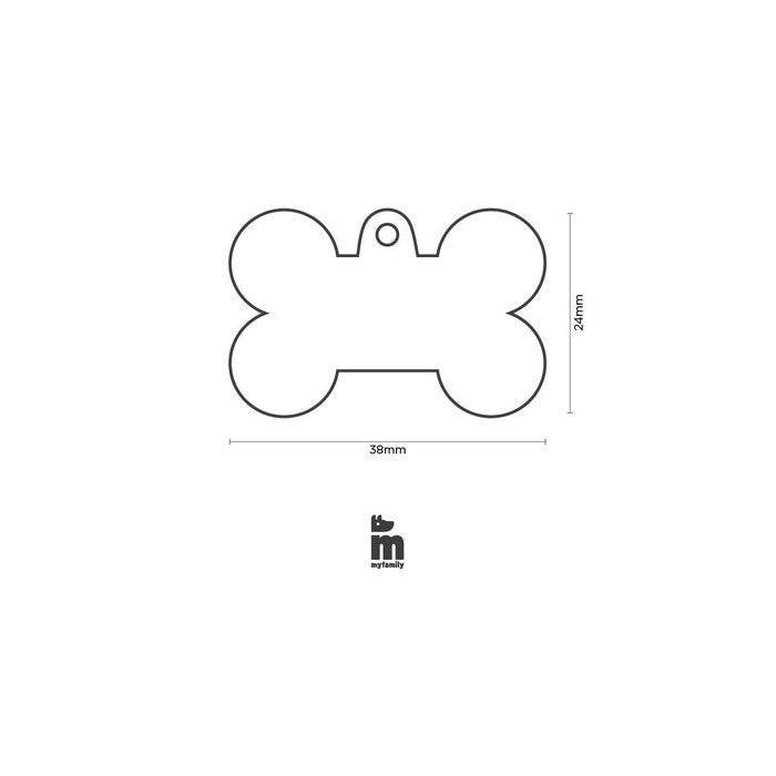 MyFamily medaille Médaille pour chiens - The Legend OS Laiton