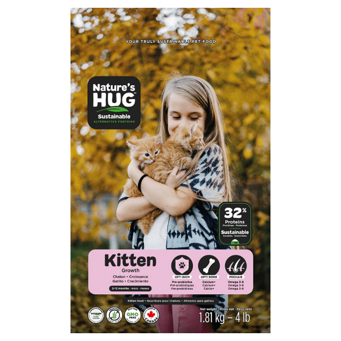 Nature's Hug nourriture 4 lbs Nourriture pour chaton croissance