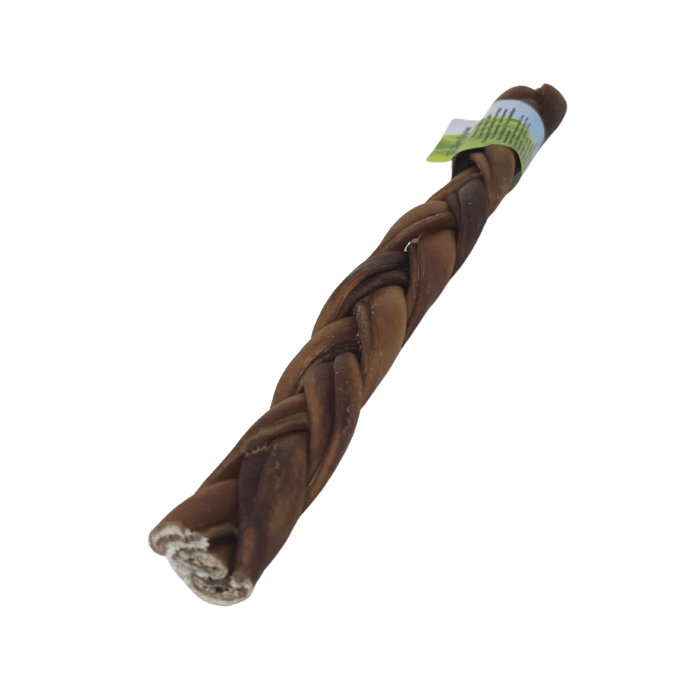 Nature's Own Gâteries Bully chomp tressé - joue de boeuf 12''