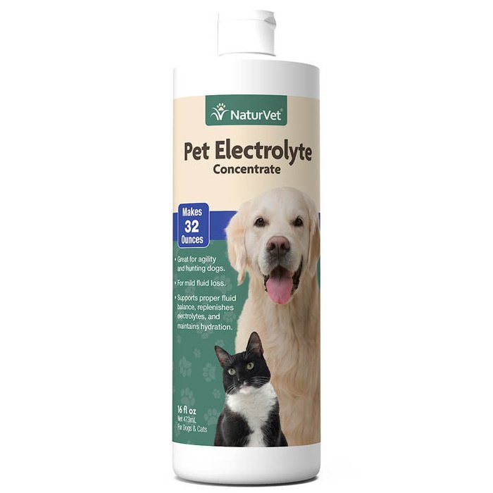 Naturvet supplement Électrolytes pour chiens et chats 16oz