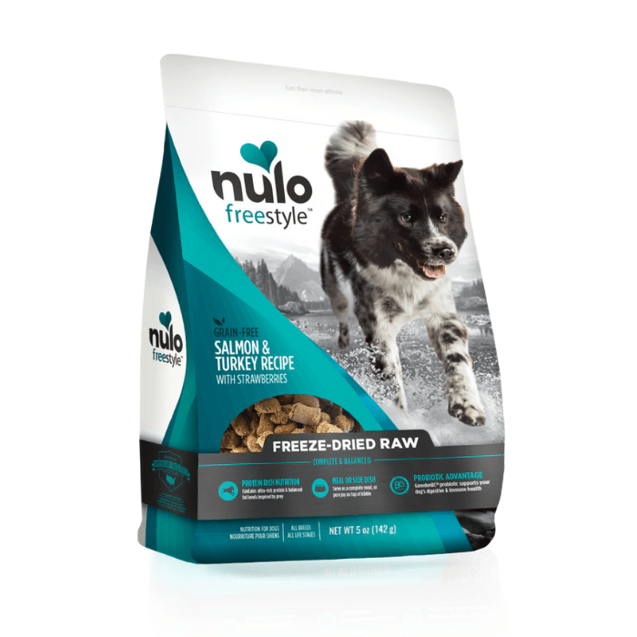 Nulo nourriture 13oz Nourriture lyophilisé Nulo au saumon et à la dinde