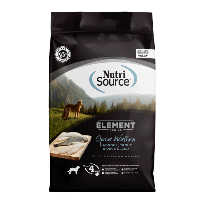 Nutri Source nourriture 4 lbs Nourriture pour chiens NutriSource Element Open waters