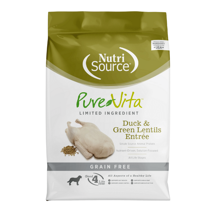 Nutri Source nourriture Nourriture pour chiens NutriSource Purevita Canard sans grains