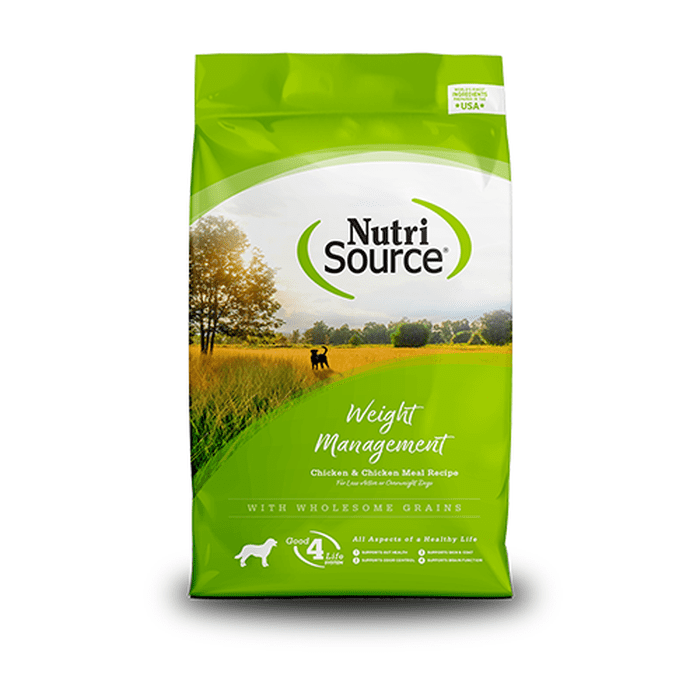 Nutri Source nourriture 30 lbs NUTRISOURCE WEIGHT MANAGEMENT RECIPE