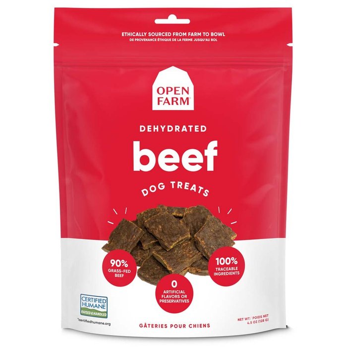 Open Farm Gâteries Gâteries pour chiens Open Farm Boeuf déshydratées