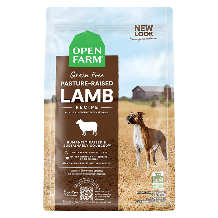 Open Farm nourriture Nourriture pour chien Open Farm Agneau sans grain