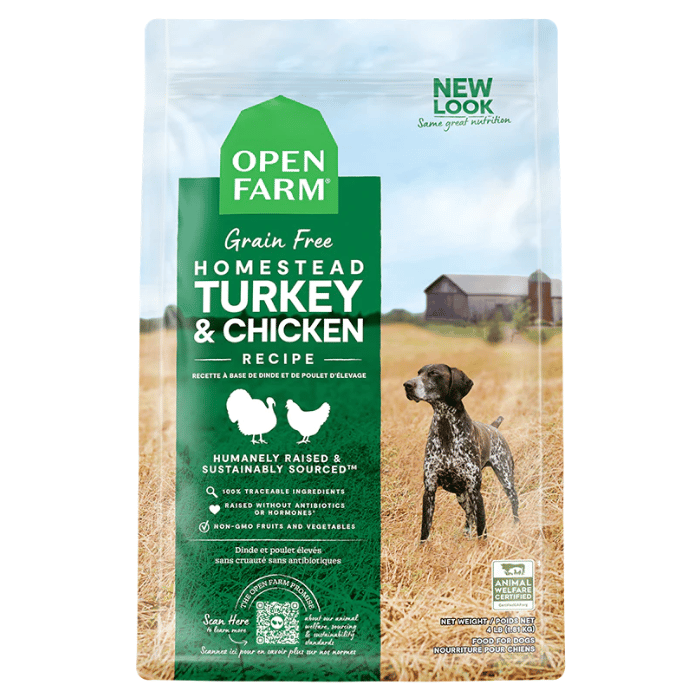 Open Farm nourriture Nourriture pour chien Open Farm Dinde et Poulet sans grain