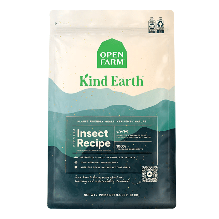 Open Farm nourriture Nourriture pour chien Open Farm Kind earth à base d'insecte