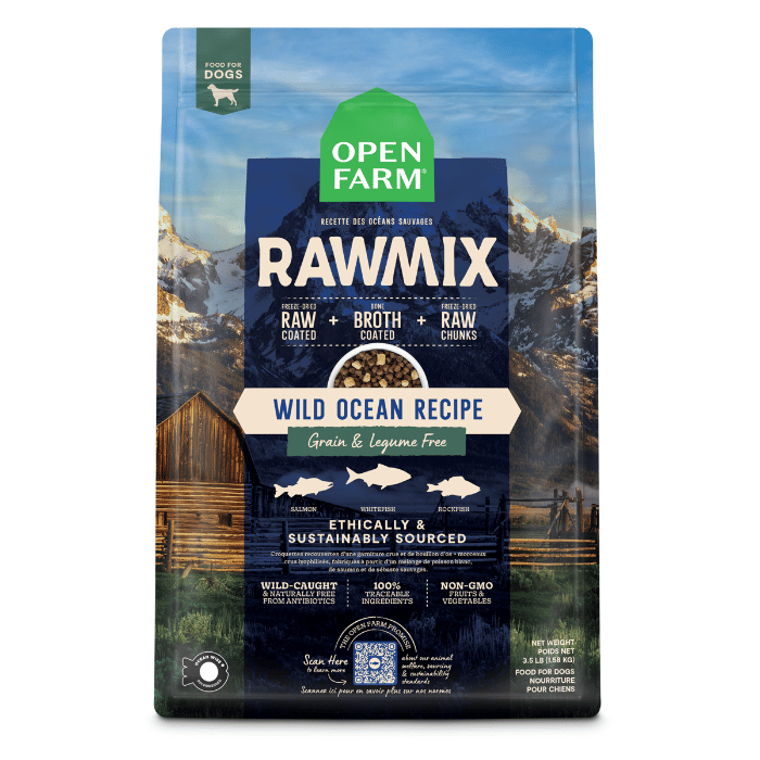 Open Farm nourriture Nourriture pour chien Open Farm RawMix recette Wild Ocean