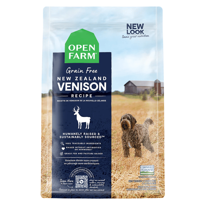 Open Farm nourriture Nourriture pour chien Open Farm Venaison sans grain