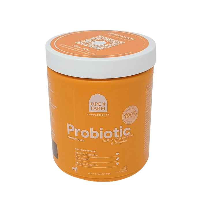 Open Farm supplement Bouchées probiotiques pour chiens - Open Farm