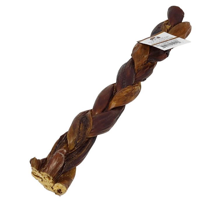 open range Gâteries Chomper de boeuf tressé 12''