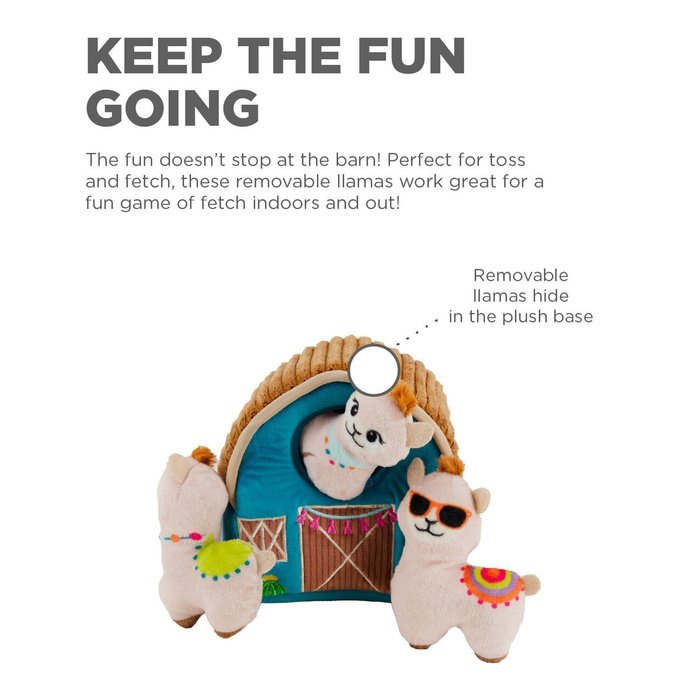 Outward hound Jouet Jouet Outward Hound Hide A Llama
