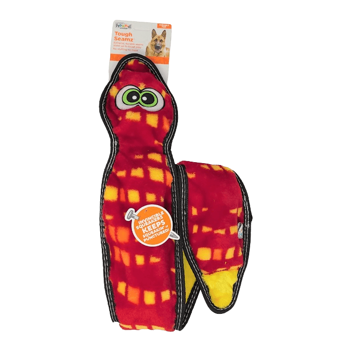 Outward hound Jouet Peluche Tough Seamz Serpent 6 squeaker 38''
